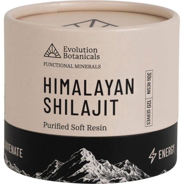 EVOLUTION BOTANICALS Himalayan Shilajit Purified Soft Resin 30g | Smoothie Mix