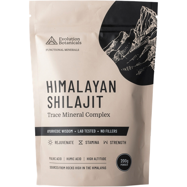 Evolution Botanicals Himalayan Shilajit Trace Mineral Complex 200g