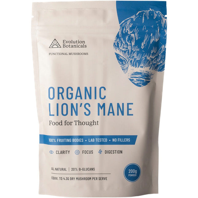 Evolution Botanicals - Organic Lion's Mane Food For Thought - 200g