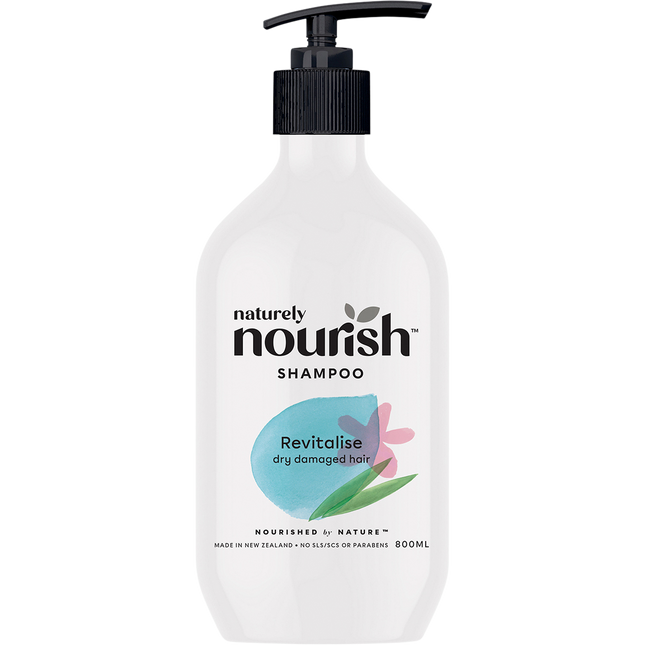 Naturely Nourish Shampoo Revitalise Dry Damaged Hair 800ml