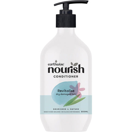 EARTHWISE NOURISH Conditioner Revitalise Dry Damaged Hair 800ml | Hair Conditioner