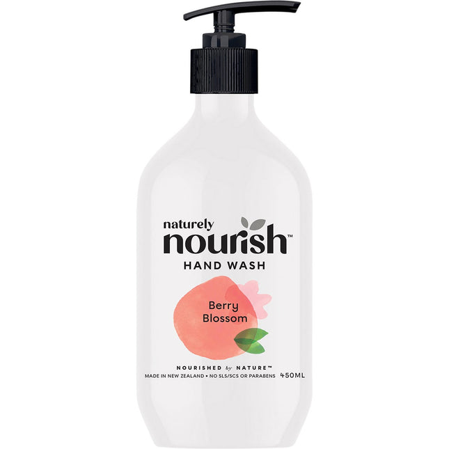 NATURELY NOURISH Hand Wash Berry Blossom 450ml | Reusable Coffee Cup