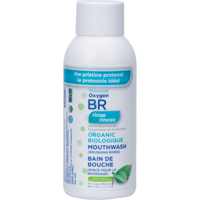 Essential Oxygen Mouthwash / Brushing Rinse Peppermint 88ml