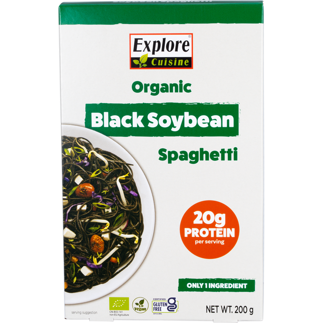 Explore Cuisine Organic Black Bean Spaghetti 200g