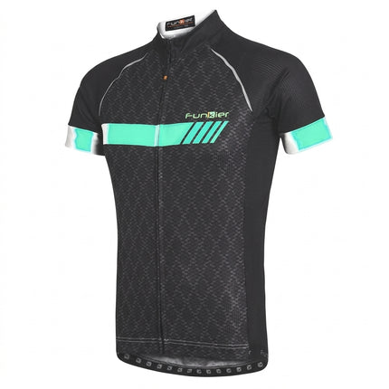 Jersey, MENS, FUNKIER TIVOLI/Ref. Mint /Black, short sleeve, full zip, SMALL
