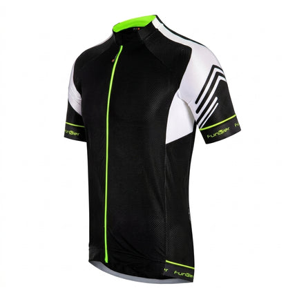 Jersey, MENS, FUNKIER SORRENTO/Black short sleeve, full zip,MEDIUM