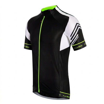 Jersey, MENS, FUNKIER SORRENTO/Black short sleeve, full zip,LARGE