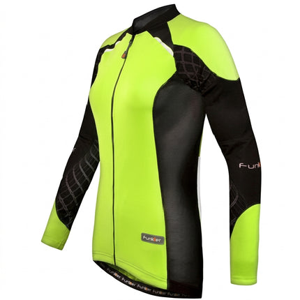 Jersey, WOMENS, FUNKIER, Winter-Weight, Long Sleeve, Yellow, XS