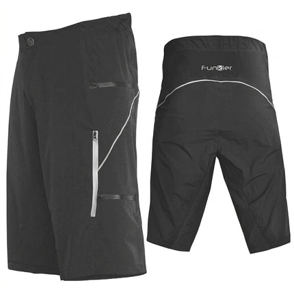 Mens Pro Baggy without Liner, FUNKIER, "Lucca", BLACK, LARGE