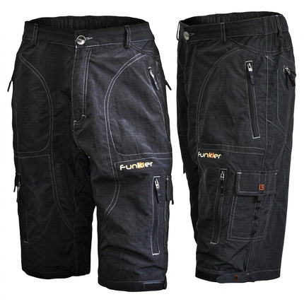 Mens Baggy Shorts FUNKIER, Prato / Grey, SMALL