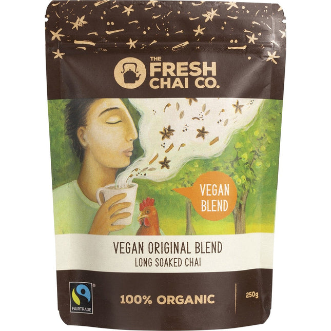 THE FRESH CHAI CO. Vegan Original Blend Long Soaked Chai 250g | Tea