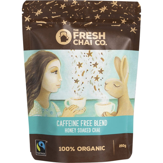 THE FRESH CHAI CO. Caffeine Free Blend Honey Soaked Chai 250g | Tea