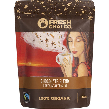THE FRESH CHAI CO. Chocolate Blend Honey Soaked Chai 250g | Tea