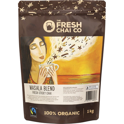 THE FRESH CHAI CO. Masala Blend Fresh Sticky Chai 1kg | Tea