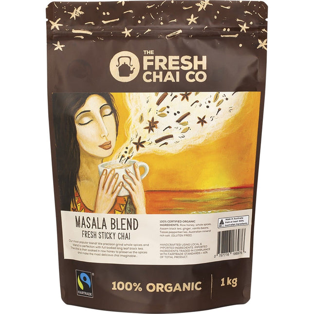 THE FRESH CHAI CO. Masala Blend Fresh Sticky Chai 1kg | Tea