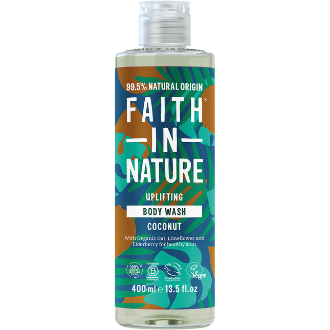 FAITH in NATURE Body Wash Uplifting Coconut 400ml