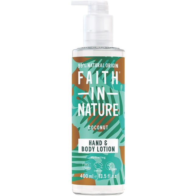 Faith In Nature - Hand & Body Lotion Hydrating Coconut - 400ml