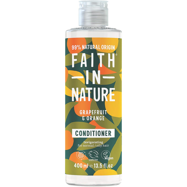 FAITH in NATURE Conditioner Purifying Grapefruit & Orange 400ml | Hair Conditioner