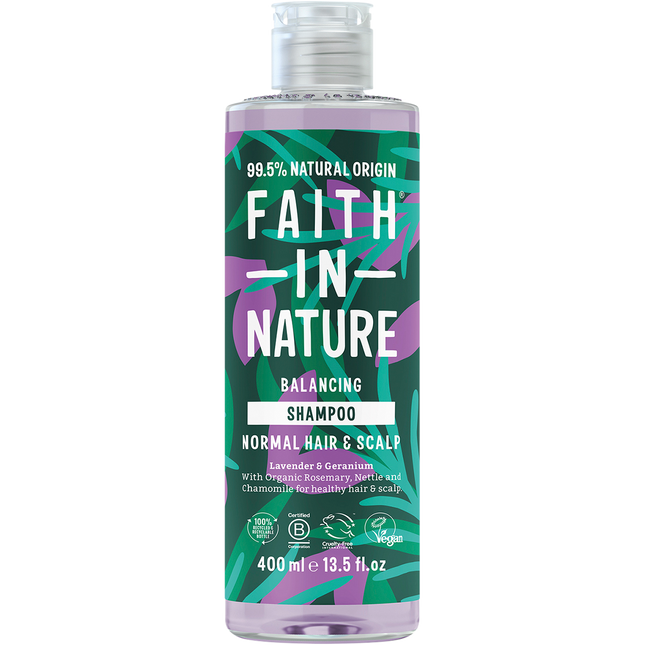Faith In Nature Balancing Lavender & Geranium Shampoo 400ml