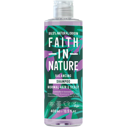 FAITH in NATURE Shampoo Balancing Lavender & Geranium 400ml