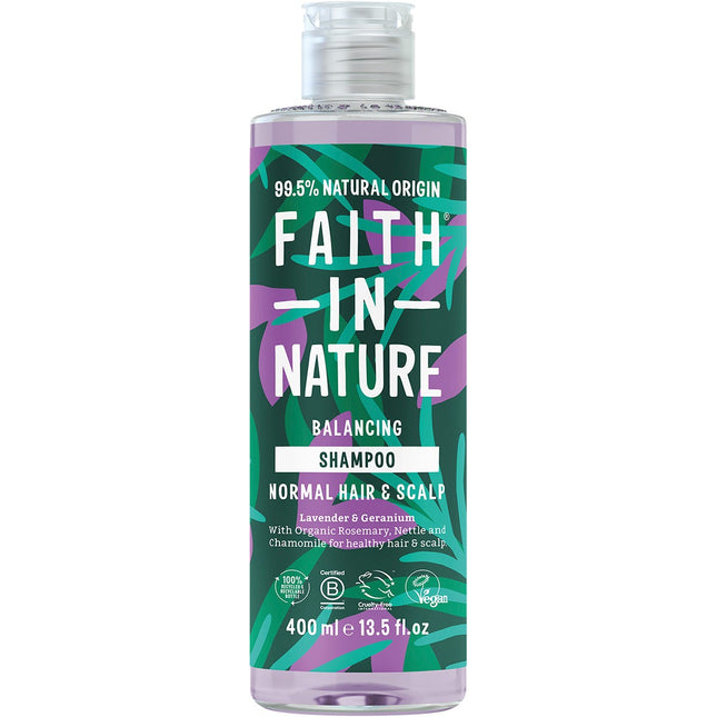 FAITH in NATURE Shampoo Balancing Lavender & Geranium 400ml