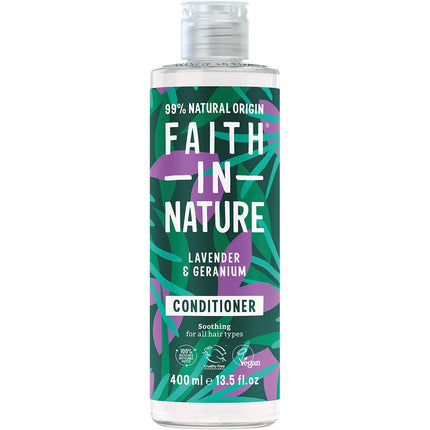 FAITH in NATURE Conditioner Balancing Lavender & Geranium 400ml | Hair Conditioner