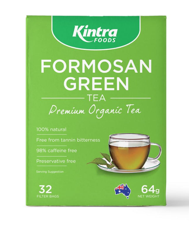 KINTRA FOODS FORMOSAN GREEN TEA 32TEABAGS