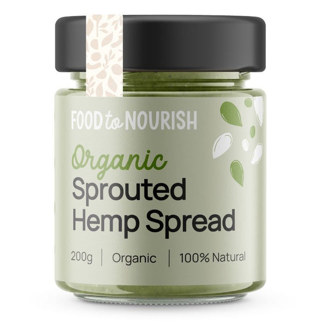 FOOD TO NOURISH SPROUTED HEMP SEED SPREAD 200G