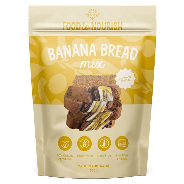 FOOD TO NOURISH BANANA BREAD MIX 360G