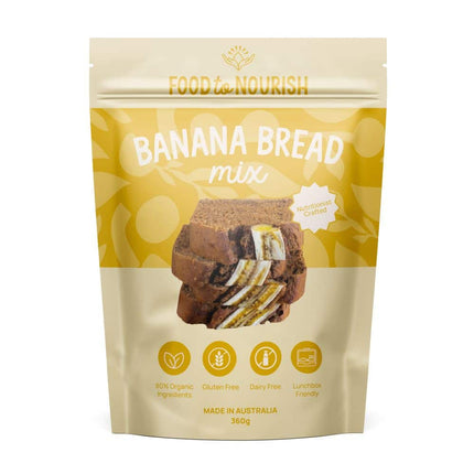 FOOD TO NOURISH BREAD MIX BANANA 360G