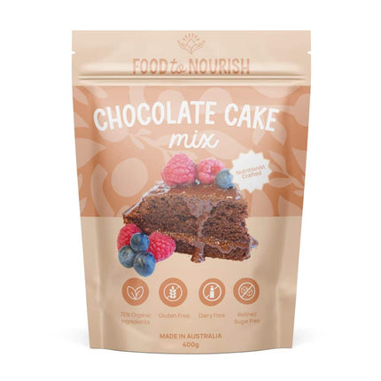 FOOD TO NOURISH CAKE MIX CHOCOLATE 400G