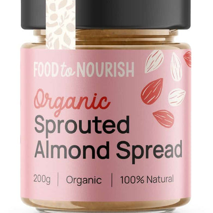 FOOD TO NOURISH SPREAD SPROUTED ALMOND 200G