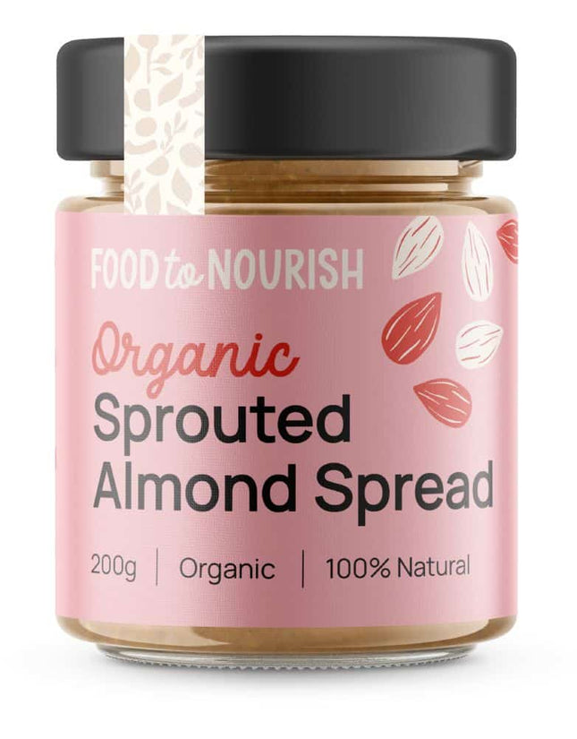 FOOD TO NOURISH SPREAD SPROUTED ALMOND 200G
