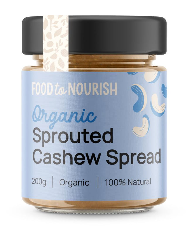FOOD TO NOURISH SPREAD SPROUTED CASHEW 200G