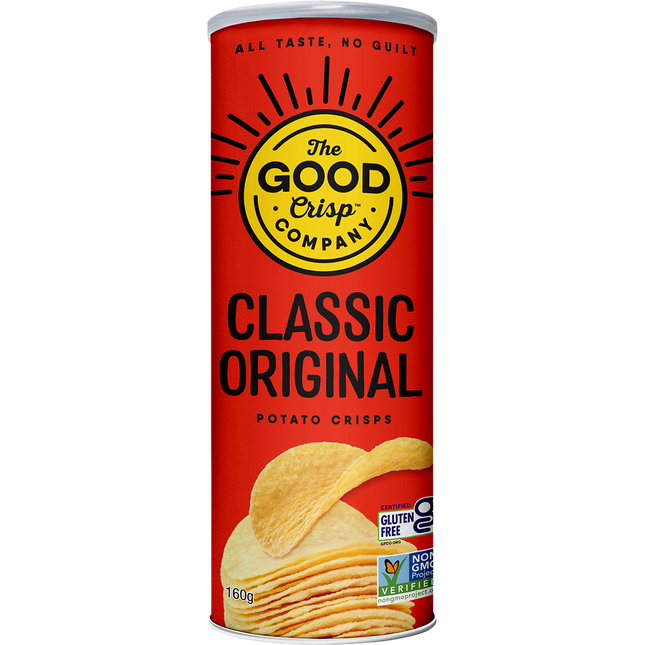 The Good Crisp Company Classic Original Potato Crisps 8 x 160g