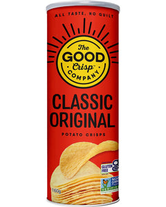 THE GOOD CRISP COMPANY Potato Crisps Classic Original 8x160g | Oral Care