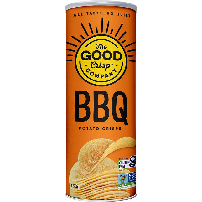 THE GOOD CRISP COMPANY Potato Crisps BBQ 8x160g | Snack