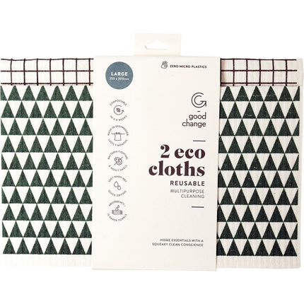 GOOD CHANGE STORE Eco Cloth Large 2pk | Protein Bar