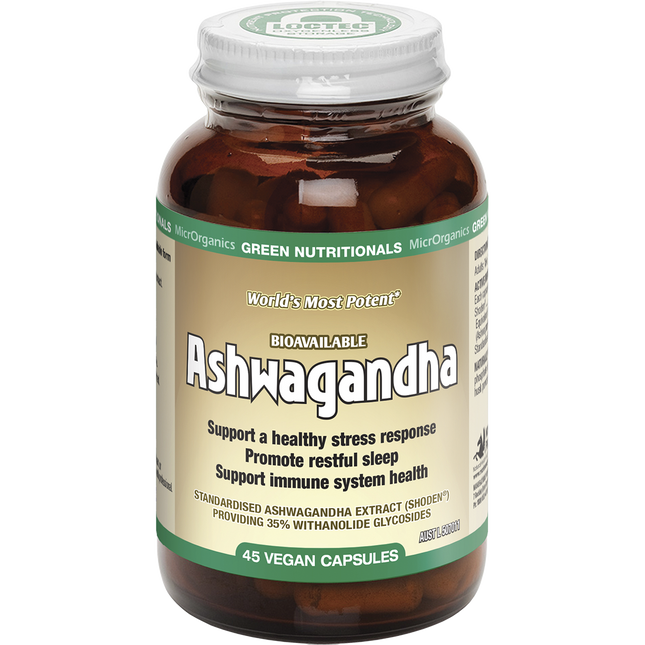 Green Nutritionals Ashwagandha 45 Capsules
