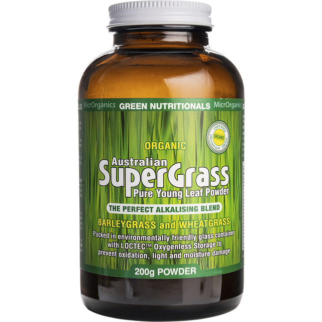 Green Nutritionals Organic Supergrass Powder 200g