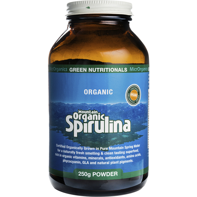 Green Nutritionals Mountain Organic Spirulina Powder 250g