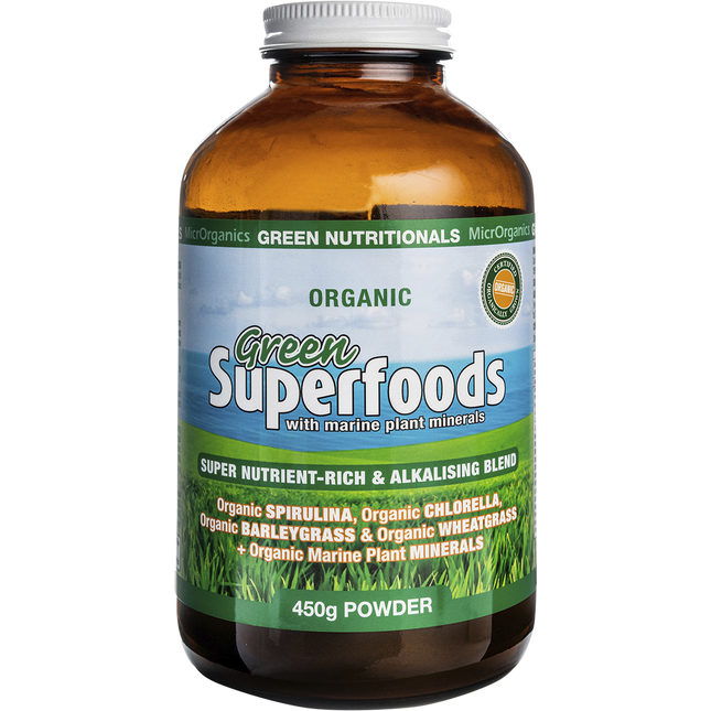 Green Nutritionals Organic Green Superfoods Powder 450g