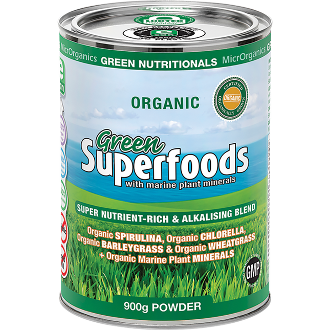 Green Nutritionals Organic Green Superfoods Powder 900g