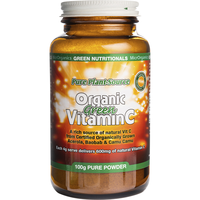 Green Nutritionals Organic Green Vitamin C Powder 100g