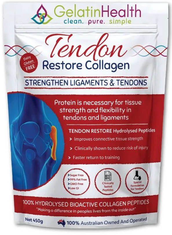 GELATIN HEALTH TENDON RESTORE COLLAGEN 450G