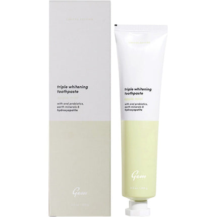 GEM - TOOTHPASTE TRIPLE WHITENING MINT 100G