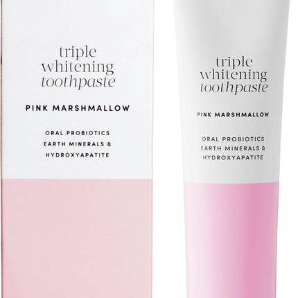 GEM Toothpaste Triple Whitening Pink Marshmallow 110g