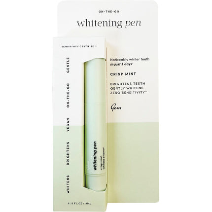 GEM Whitening Pen Crisp Mint 4ml | Snack Chips