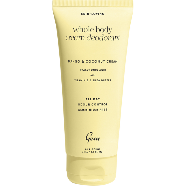 Gem Whole Body Cream Deodorant Mango & Coconut 73ml