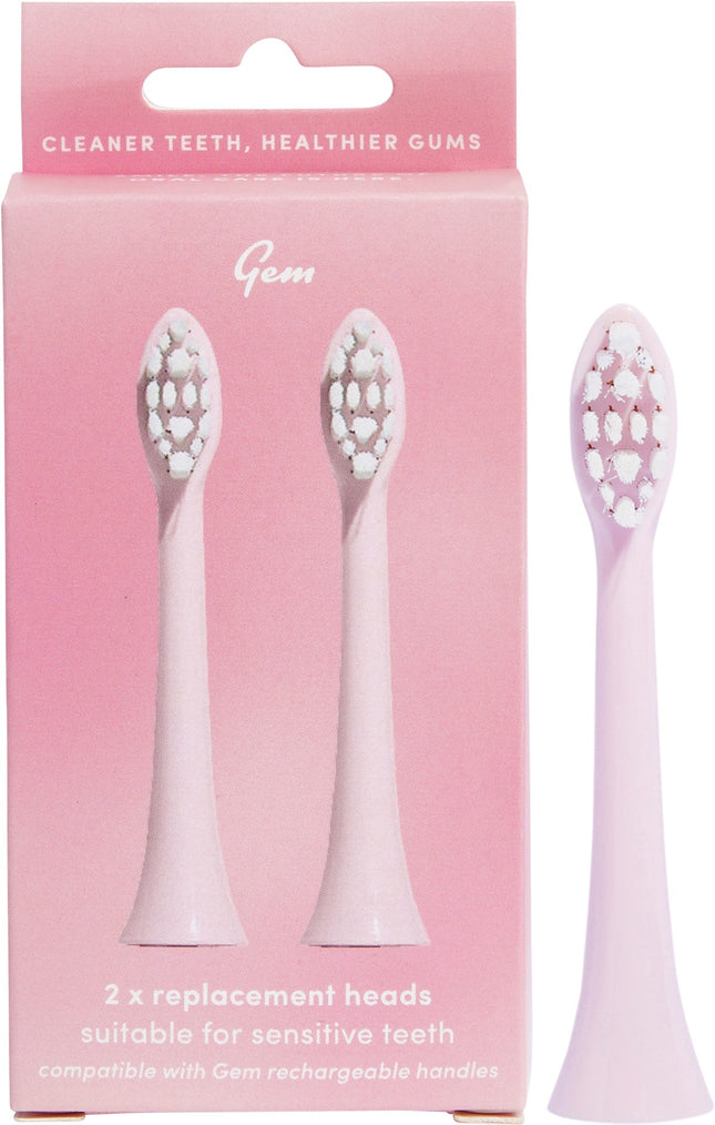 Gem - Electric Toothbrush Replacement Heads Coconut - 2pk